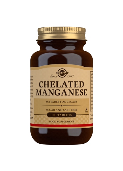 Solgar - Chelated Manganese (100 Tabs)